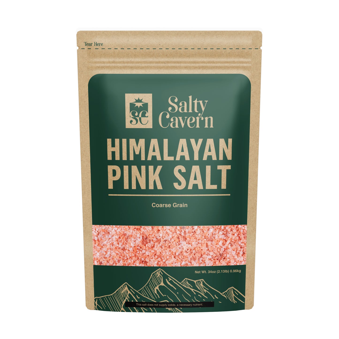 Himalayan Salt Pouch 2.2lb - Premium Pink