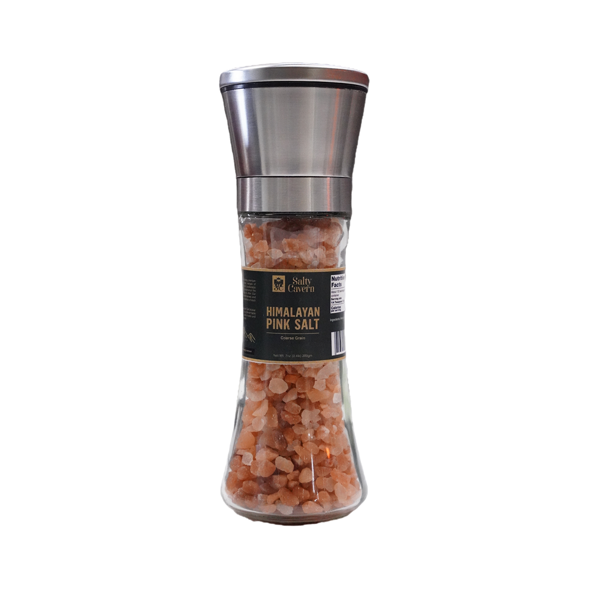 Himalayan Salt Grinder 0.5lb - Premium Pink